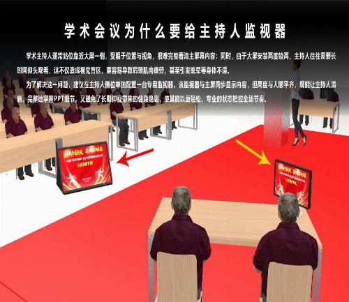 学术会议为什么要给主持人监视器